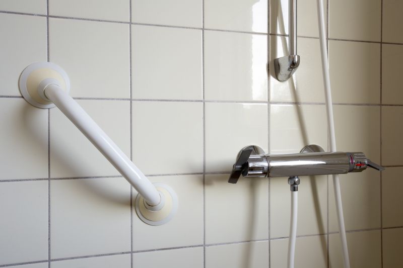 Grab Handle on Bathroom Wall